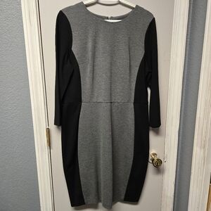 14P Talbots Black/grey dress